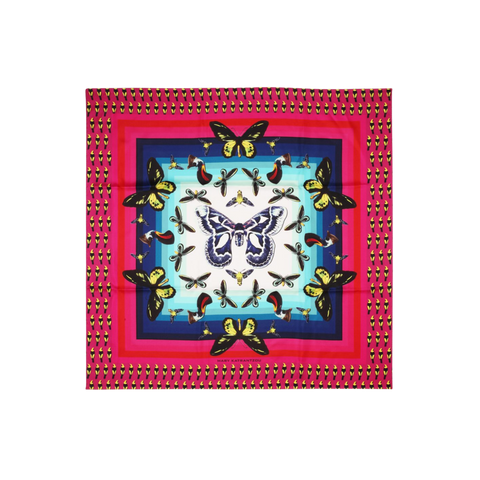 Mary Katrantzou Butterfly Silk Scarf