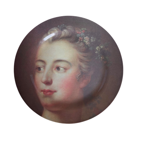 Portrait Madame de Pompadour Melamine Plate