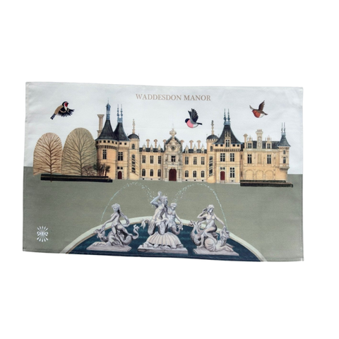 Waddesdon Tea Towel by Dog & Dome