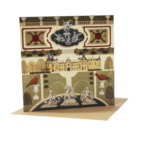 Waddesdon note card by Dog & Dome