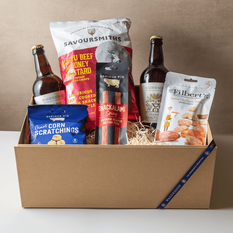 Shepherd's Gold Ale and Snack Hamper