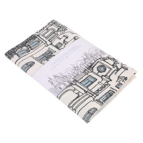 Nesta Fitzgerald Waddesdon Tea Towel