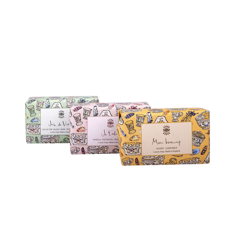 Merci beaucoup soap bar – Honey & Camomile