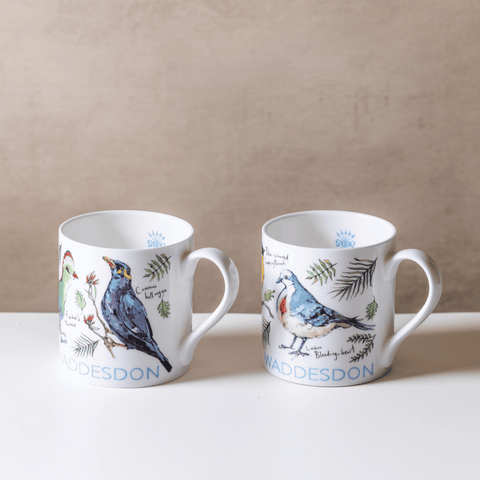 The Birds of Waddesdon mugs