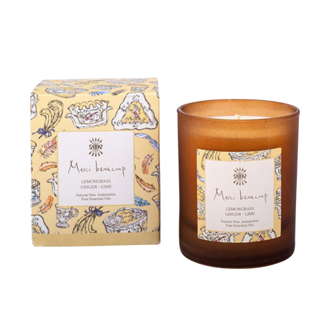 Merci beaucoup candle