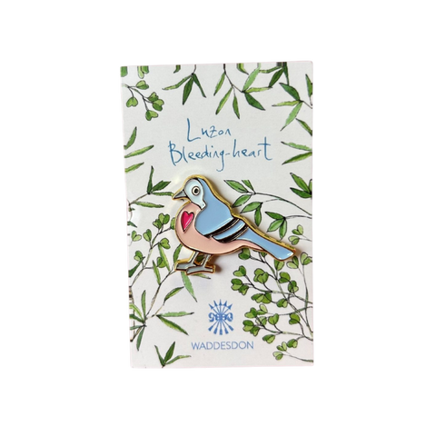 Luzon bleeding-heart enamel pin badge