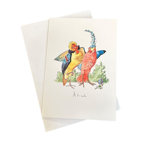 À la mode greeting card (single)