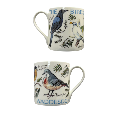 The Birds of Waddesdon mugs