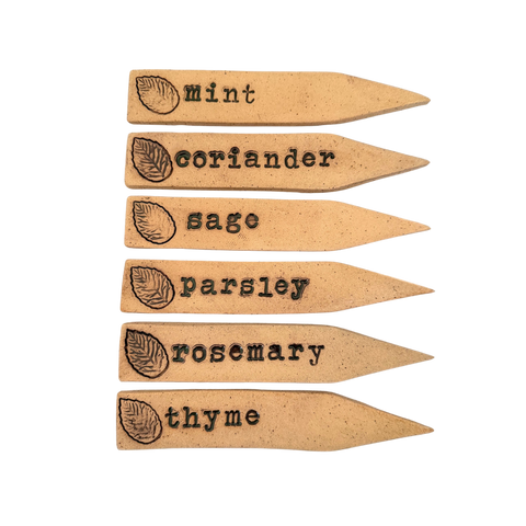 TinkerMade Stoneware Rosemary Label
