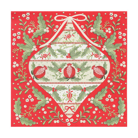 Talking Tables Red Christmas Paper Napkins