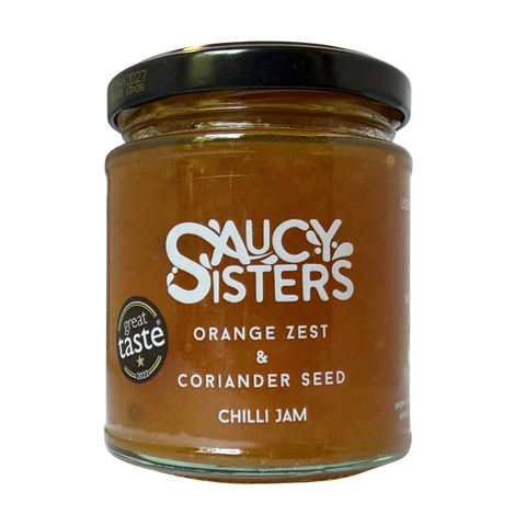 Saucy Sisters orange zest and coriander seed chili jam
